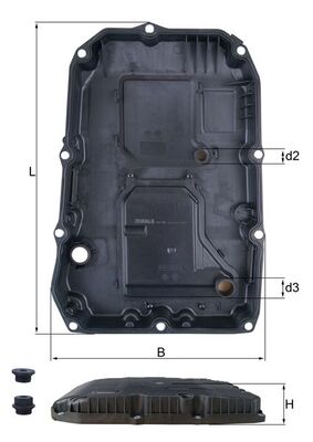 Масляный поддон автоматическая коробка передач