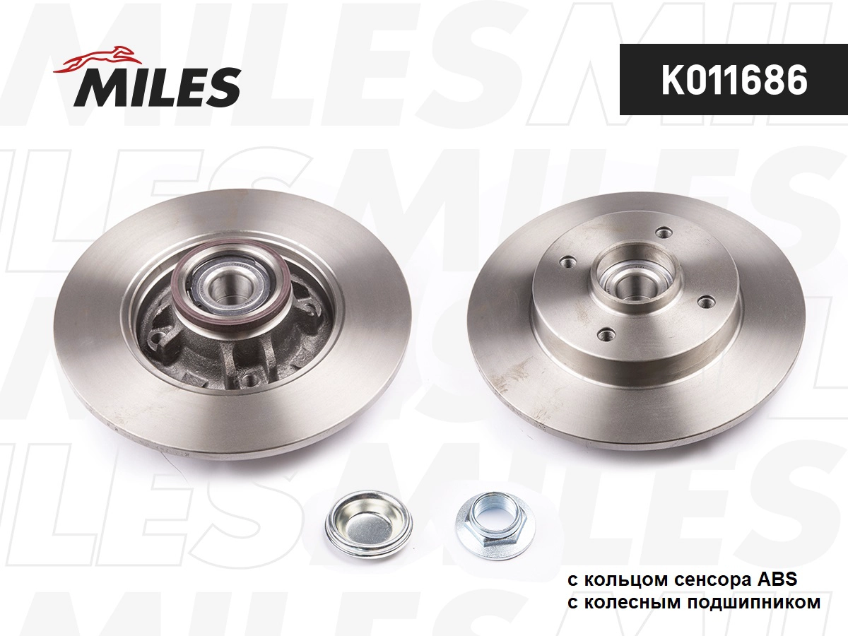 Тормозной диск MILES K011686