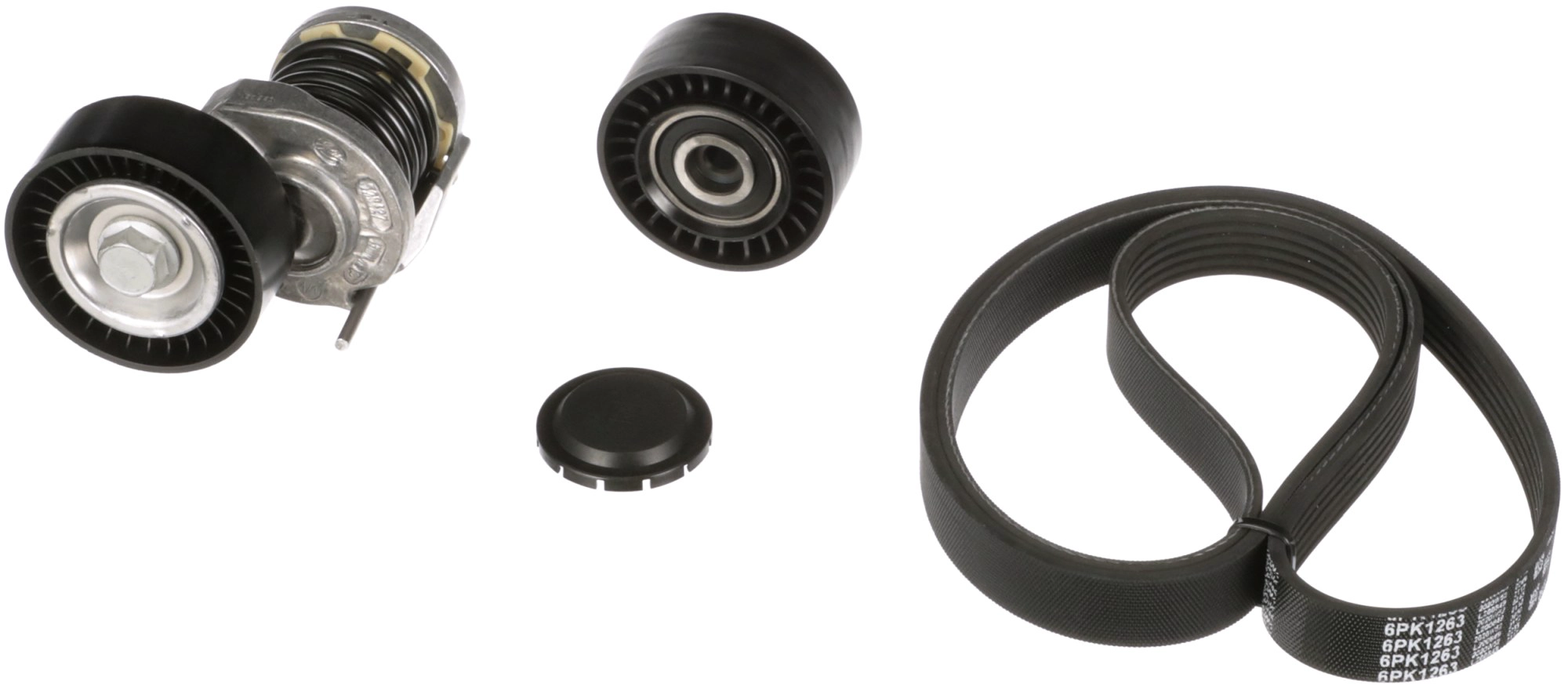 Поликлиновой ременный комплект micro-v kit GATES K016PK1263