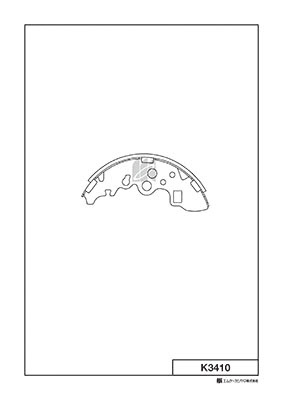 Комплект тормозных колодок MK KASHIYAMA K3410