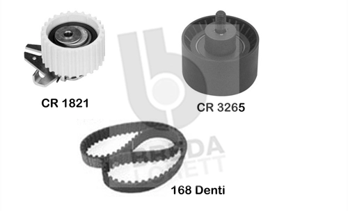Комплект ремня грм BREDA LORETT KCD0096