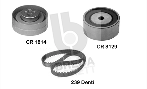Комплект ремня грм BREDA LORETT KCD0640