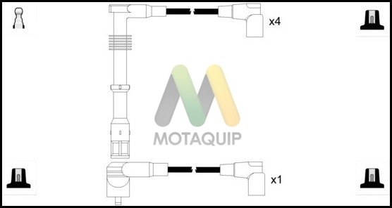 Комплект проводов зажигания MOTAQUIP LDRL1131