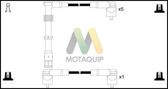Комплект проводов зажигания MOTAQUIP LDRL1413