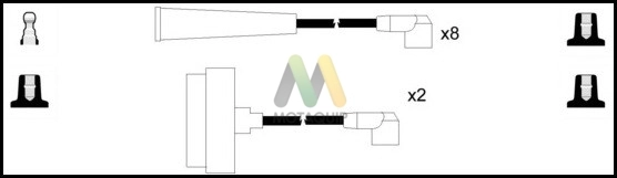 Комплект проводов зажигания MOTAQUIP LDRL1511