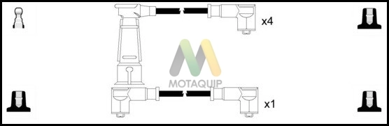 Комплект проводов зажигания MOTAQUIP LDRL1549