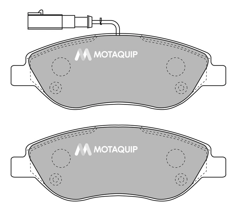 Комплект тормозных колодок дисковый тормоз MOTAQUIP LVXL1041