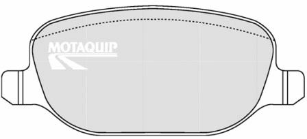 Комплект тормозных колодок дисковый тормоз MOTAQUIP LVXL1319