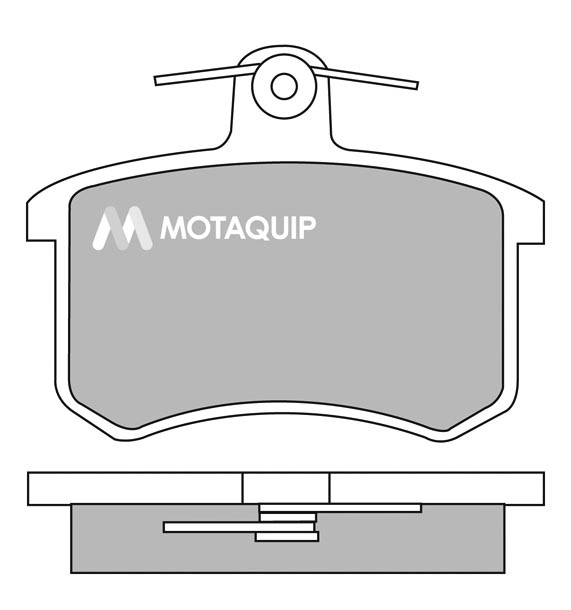 Комплект тормозных колодок дисковый тормоз MOTAQUIP LVXL394