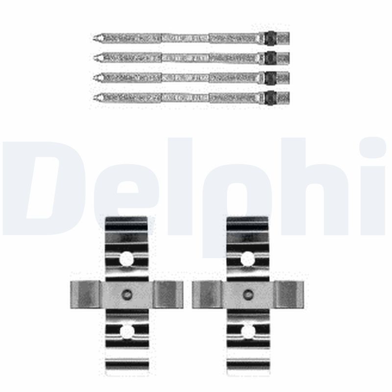 Комплектующие колодки дискового тормоза DELPHI LX0604