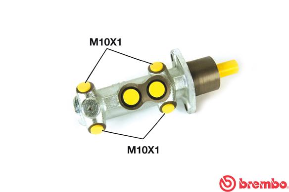 Главный тормозной цилиндр essential line BREMBO M 23 004