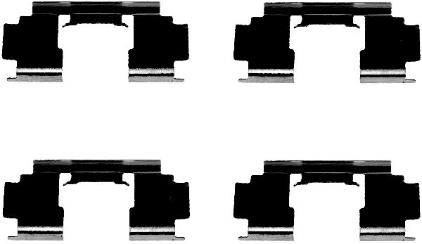 Комплектующие колодки дискового тормоза MINTEX MBA1276