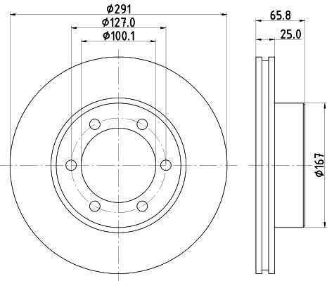 Тормозной диск NISSHINBO ND1068K
