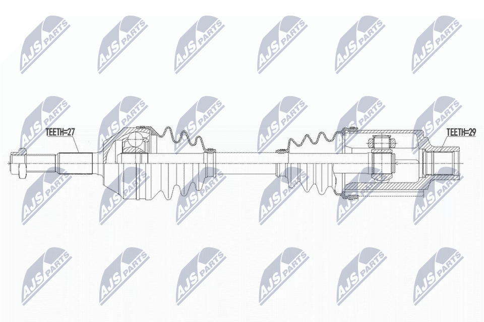 Приводной вал NTY NPW-CH-102