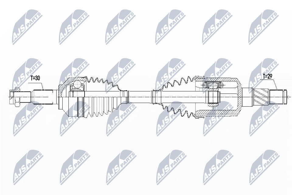 Приводной вал NTY NPW-CH-114