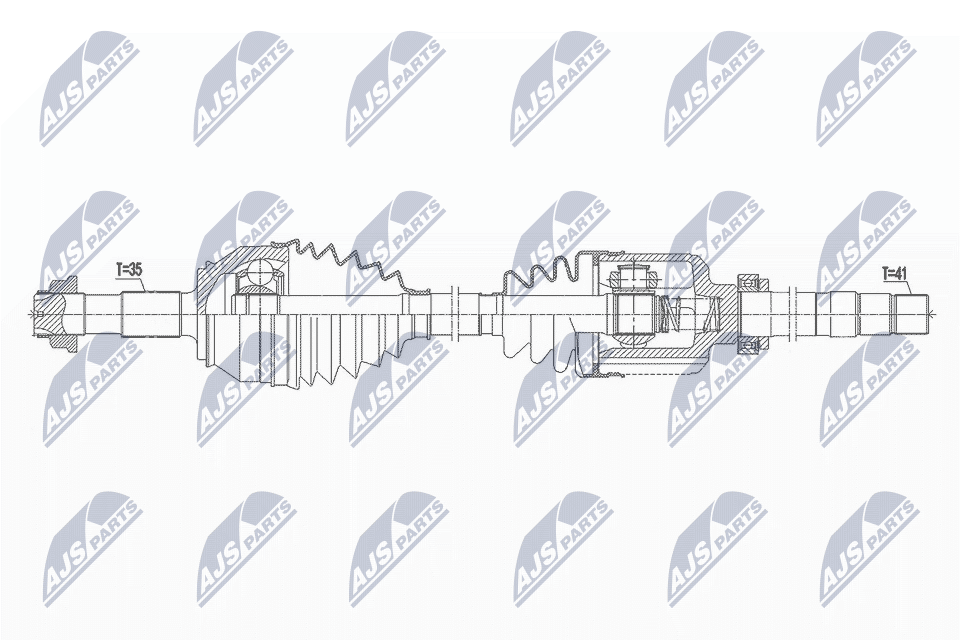 Приводной вал NTY NPW-CT-119