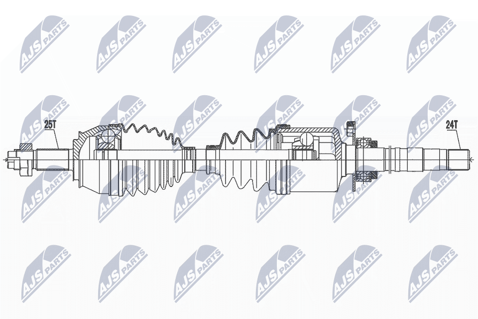 Приводной вал NTY NPW-FT-053