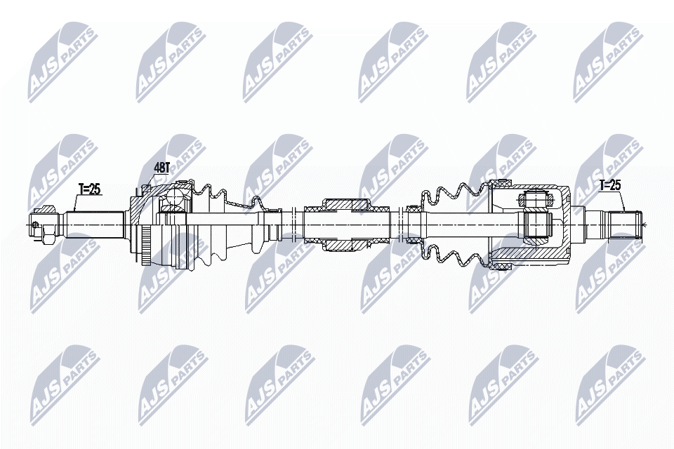 Приводной вал NTY NPW-HY-523