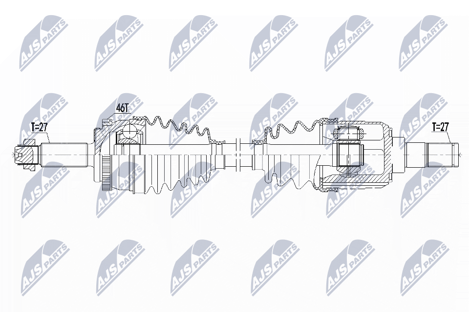 Приводной вал NTY NPW-KA-366