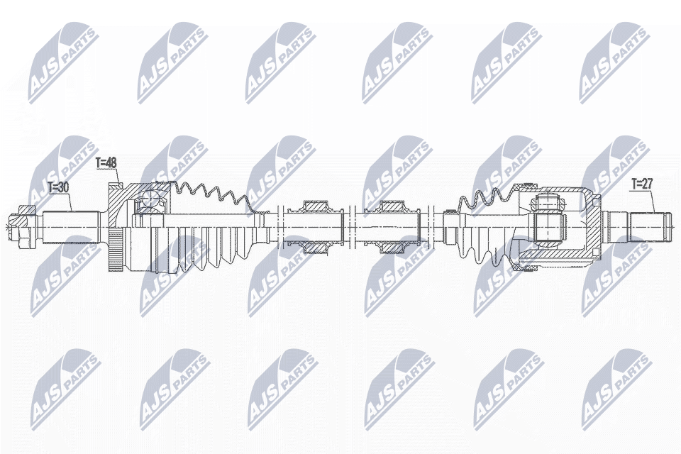 Приводной вал NTY NPW-KA-390