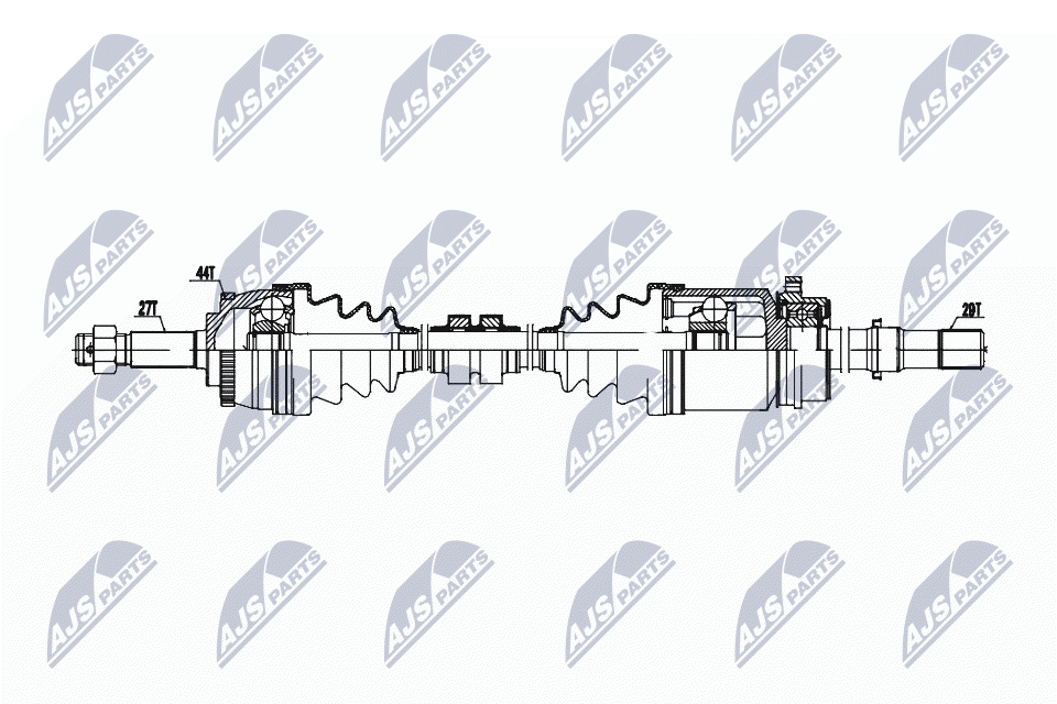 Приводной вал NTY NPW-NS-157