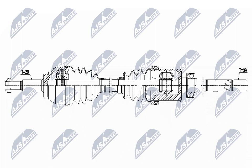 Приводной вал NTY NPW-PL-059