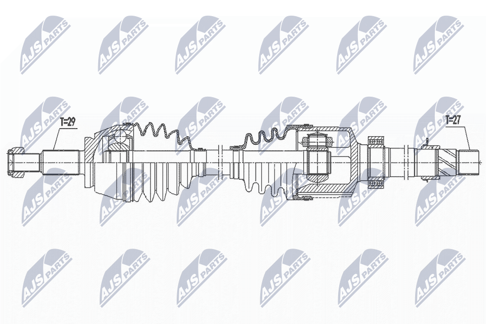 Приводной вал NTY NPW-RE-175