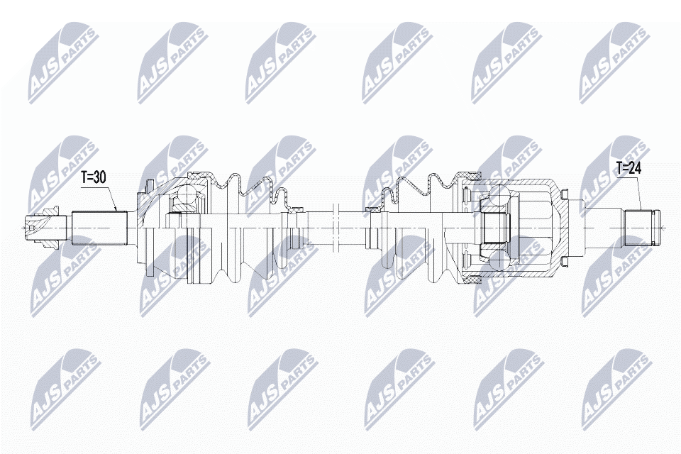 Приводной вал NTY NPW-TY-108
