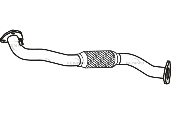 Труба выхлопного газа FENNO P10002