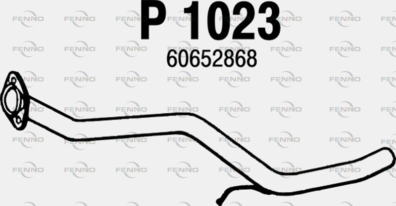 Труба выхлопного газа FENNO P1023