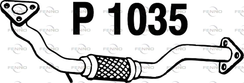 Труба выхлопного газа FENNO P1035