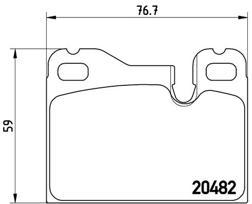 Комплект тормозных колодок дисковый тормоз prime line BREMBO P 65 003