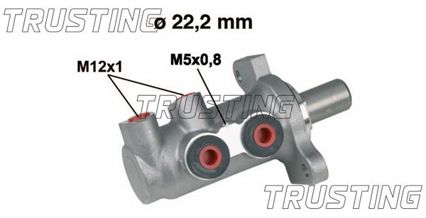 Главный тормозной цилиндр TRUSTING PF240