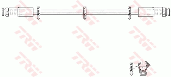 Тормозной шланг TRW PHA297
