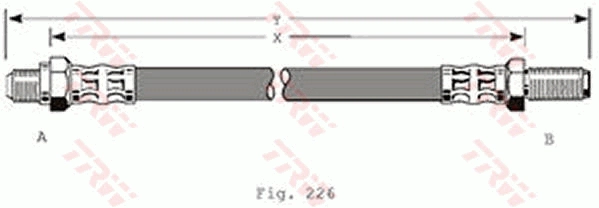 Тормозной шланг TRW PHC102