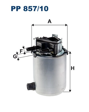 Топливный фильтр FILTRON PP 857/10