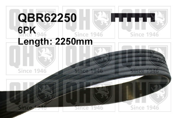 Поликлиновой ремень QUINTON HAZELL QBR62250