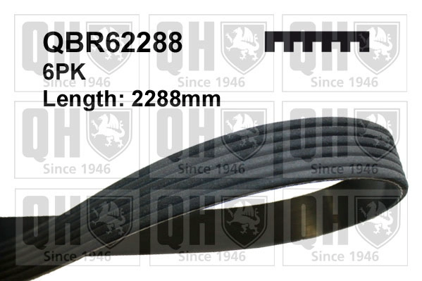 Поликлиновой ремень QUINTON HAZELL QBR62288
