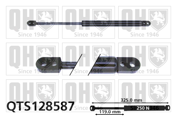 Газовая пружина крышка багажник QUINTON HAZELL QTS128587