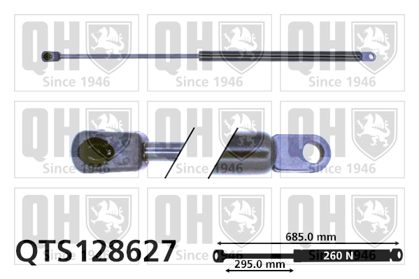 Газовая пружина капот QUINTON HAZELL QTS128627
