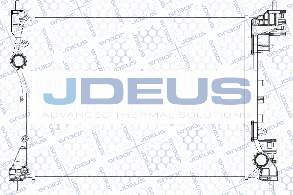 Радиатор охлаждение двигателя JDEUS RA0000100