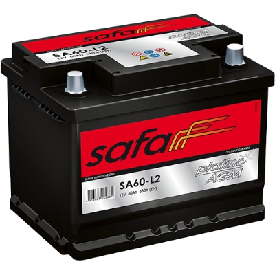 Стартерная аккумуляторная батарея safa platino agm SAFA SA60-L2