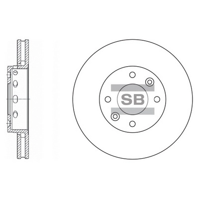 Тормозной диск HI-Q SD2001