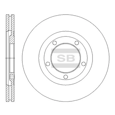 Тормозной диск HI-Q SD2055