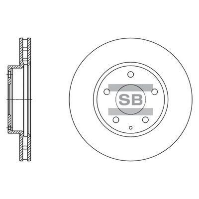 Тормозной диск HI-Q SD4421