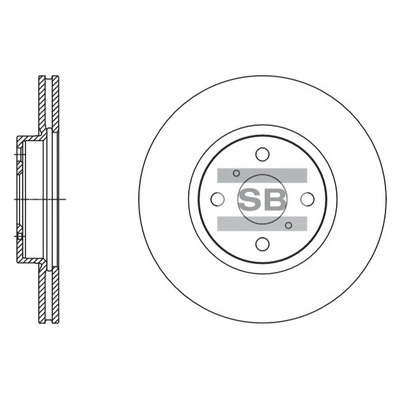 Тормозной диск HI-Q SD4617