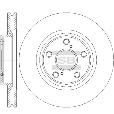 Тормозной диск HI-Q SD4644