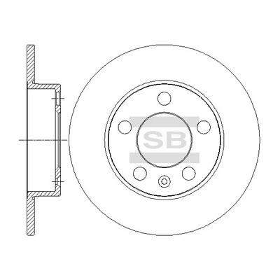Тормозной диск HI-Q SD5402