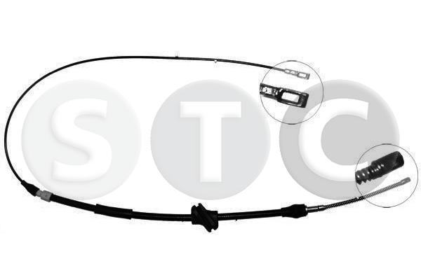 Тросик cтояночный тормоз STC T480549