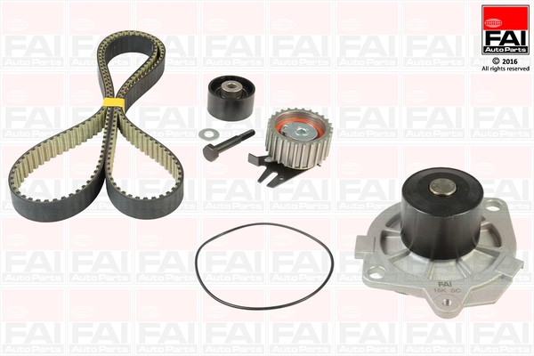 Водяной насос + комплект зубчатого ремня FAI AUTOPARTS TBK493-6228